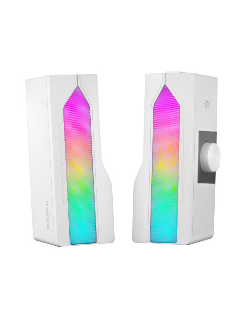 Altavoces convertibles mars gaming 2.0 blanco