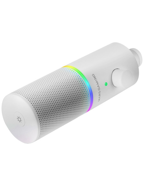 Microfono profesional mars gaming mmicxt blanco