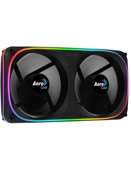 Ventilador caja dual aerocool astro argb