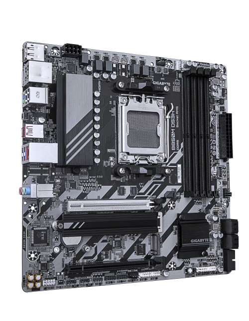 Placa base gigabyte b850m ds3h matx