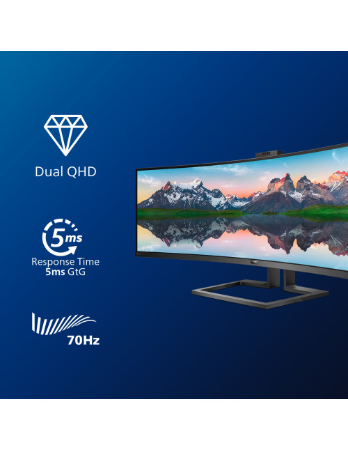 Monitor curvo philips 499p9h 49 pulgadas 5k