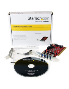 Tarjeta puertos startech pciusb3s4 4x usb