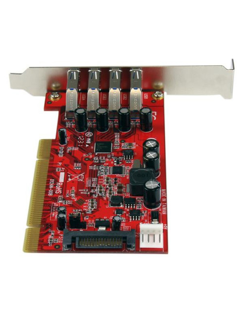 Tarjeta puertos startech pciusb3s4 4x usb