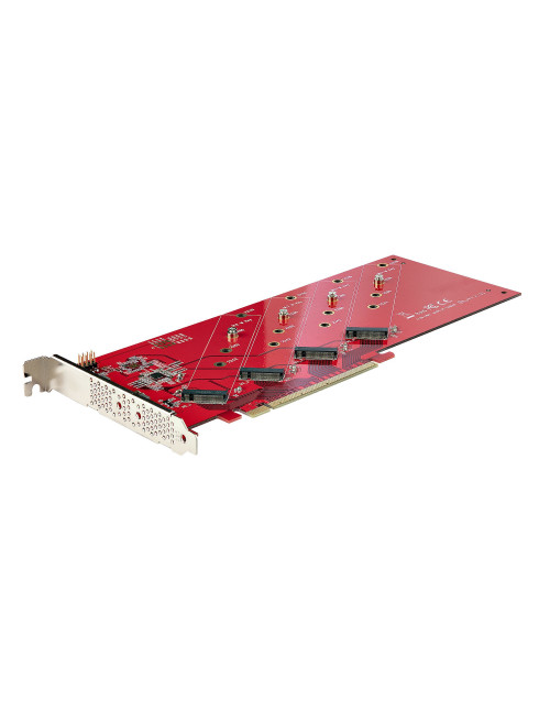 Tarjeta interfaz startech quad - m2 - pcie - card - b