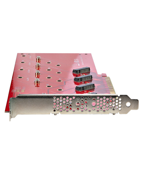 Tarjeta interfaz startech quad - m2 - pcie - card - b