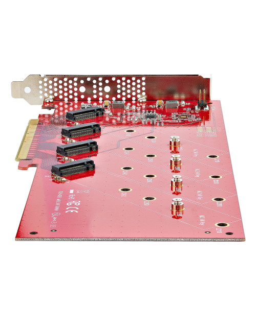 Tarjeta interfaz startech quad - m2 - pcie - card - b