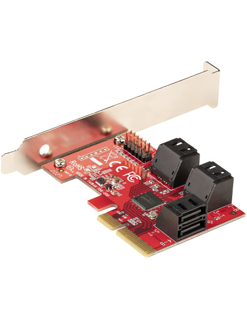 Tarjeta sata startech 6p6g - pcie - sata - card