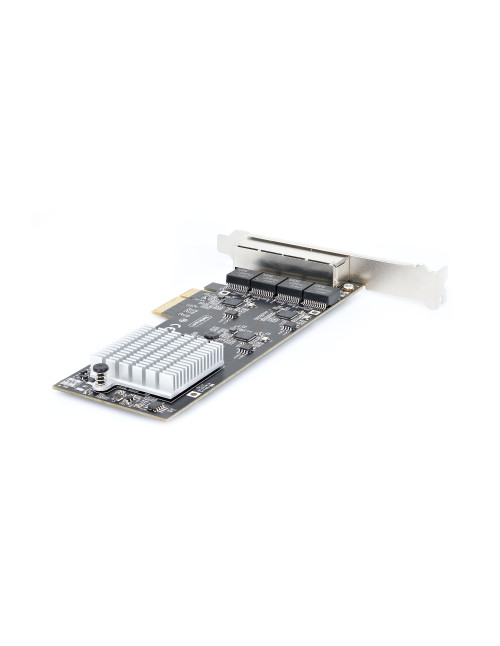 Tarjeta red startech pr42gi - network - card 4x rj45