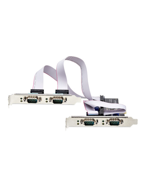 Tarjeta puertos startech ps74adf - serial - card 4x rs232