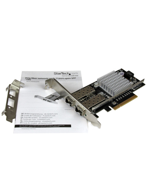 Tarjeta red startech pex20000sfpi 2x sfp+