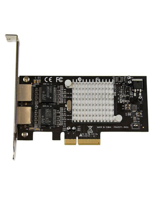Tarjeta red startech st2000spexi 2x rj45