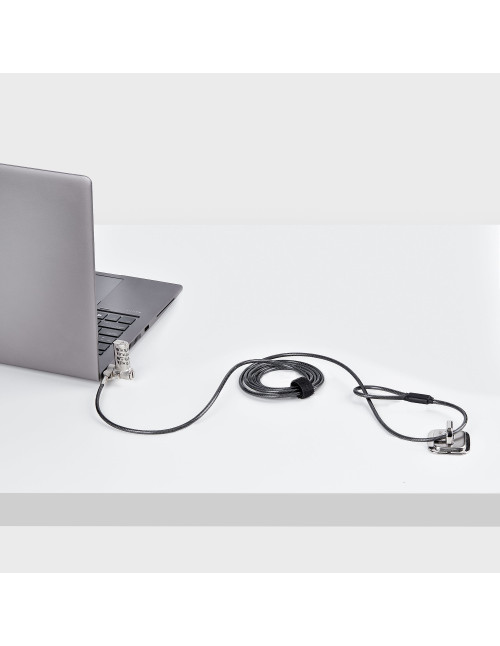 Cable seguridad startech combinacion portatil 2m