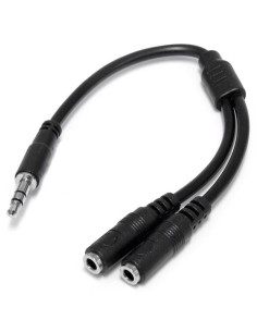 Cable jack 3.5mm startech 0.20m macho - hembra