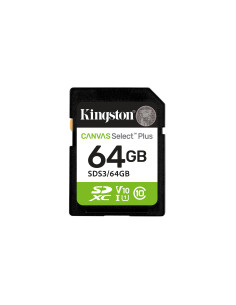 Tarjeta memoria sdxc 64gb kingston canvas