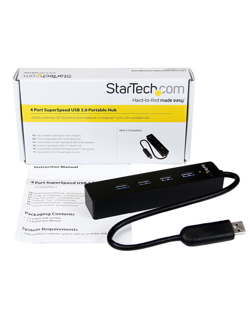 Hub startech usb 3.0 4 en