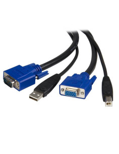 Cable kvm 2 en 1 startech