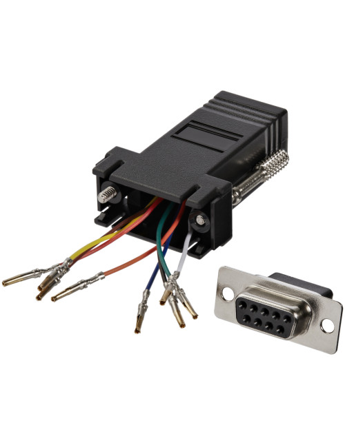 Adaptador db9 a rj45 startech hembra - hembra