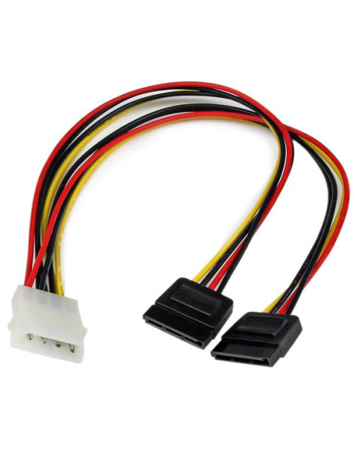 Cable lp4 a 2x sata startech