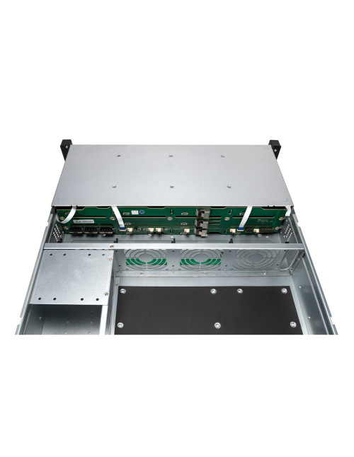 Caja rack unykach 2u 19 pulgadas plata