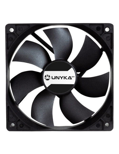Ventilador caja unykach 120mm negro