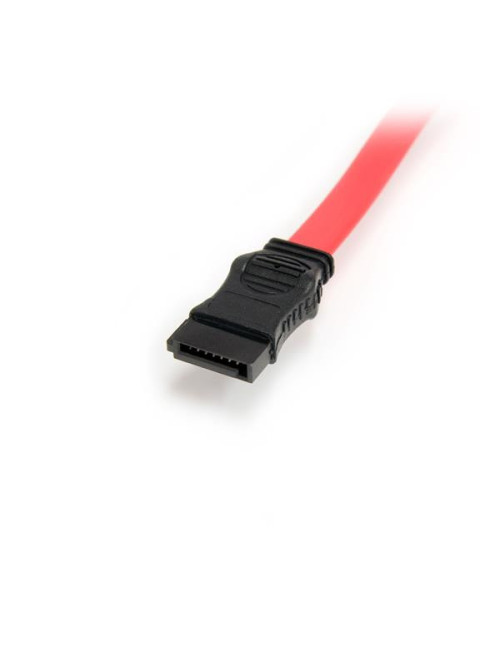 Adaptador sata startech 0.5m macho - hembra rojo