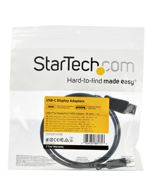 Cable usb tipo c a dp