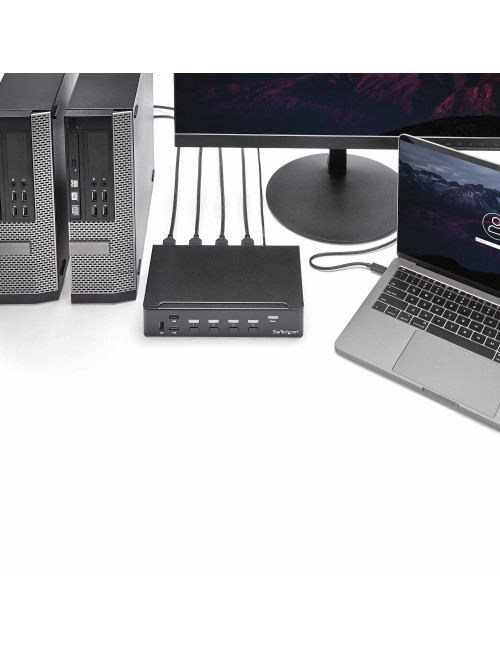 Switch hdmi startech sv431hdu3a2 4 puertos
