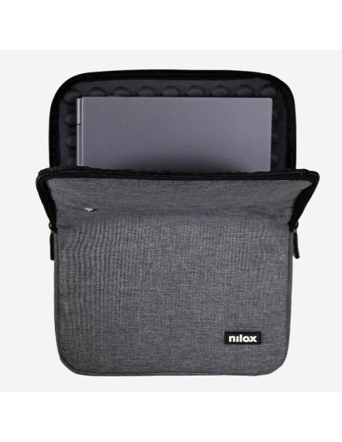 Funda nilox sleeve portatil 15.6 pulgadas gris