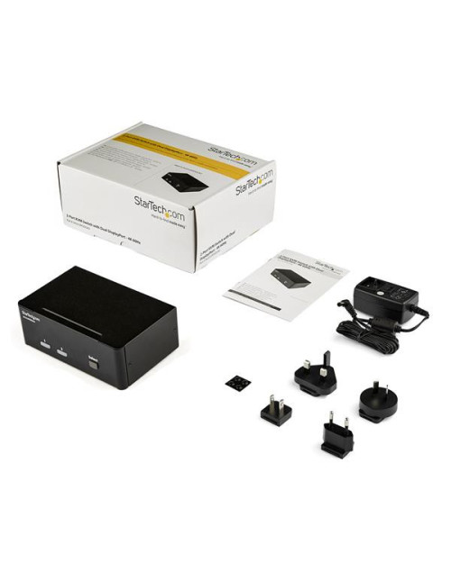 Switch displayport startech sv231dpddua2 2 puertos
