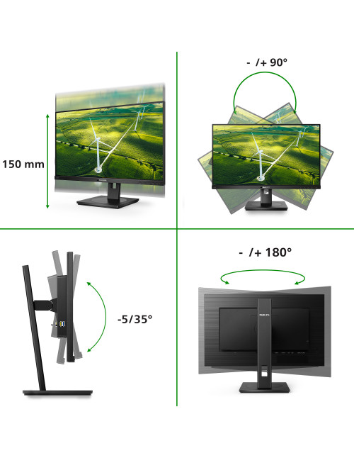 Monitor philips 242b1g 24 pulgadas fhd 75hz