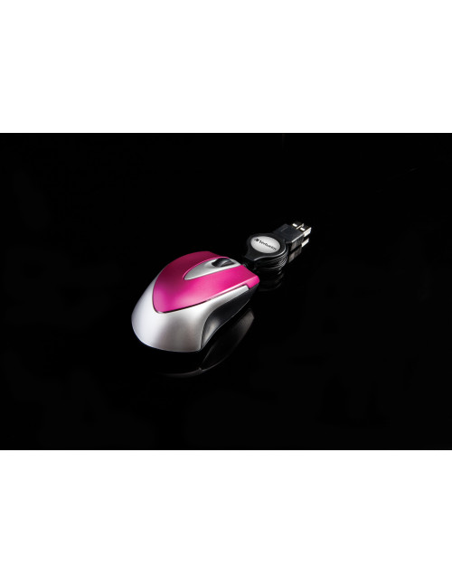 Raton verbatim go mini rosa