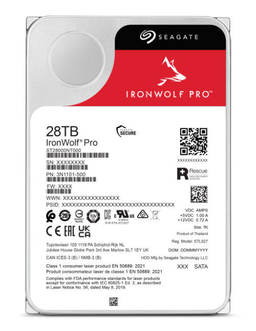 Disco duro interno hdd seagate ironwolf
