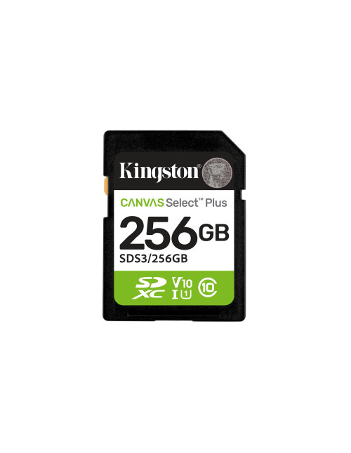 Tarjeta memoria sdxc 256gb kingston canvas