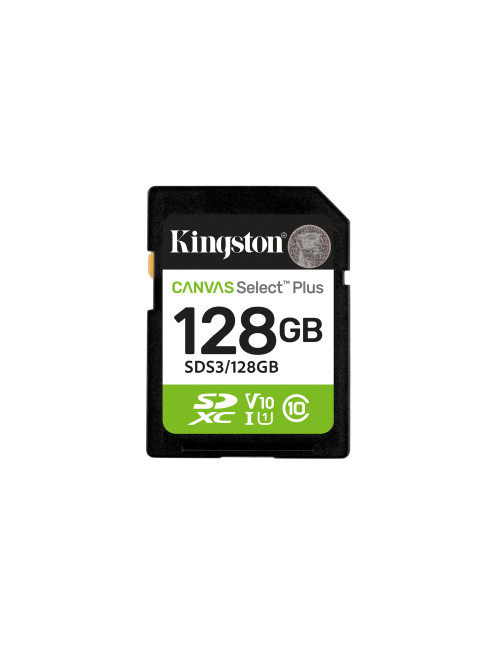 Tarjeta memoria sdxc 128gb kingston canvas