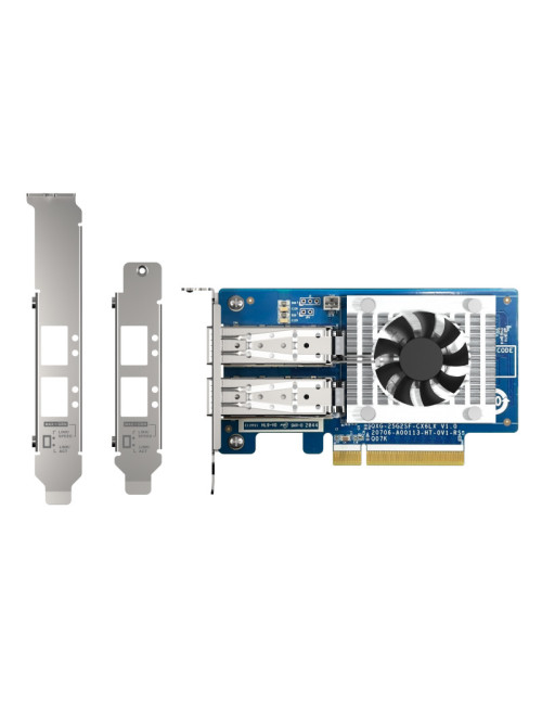 Tarjeta red qnap qxg - 25g2sf - cx6 2x sfp28