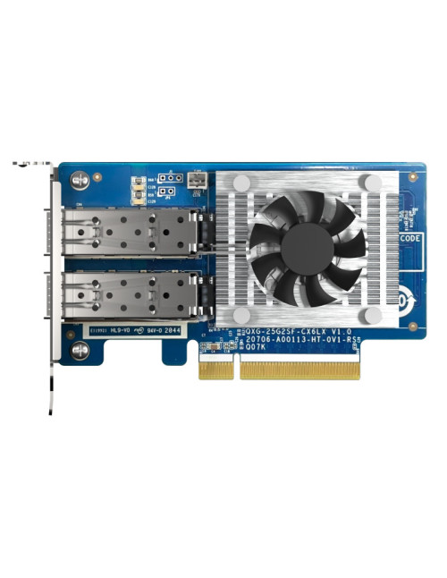 Tarjeta red qnap qxg - 25g2sf - cx6 2x sfp28