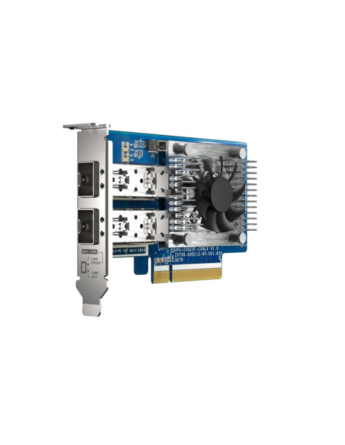 Tarjeta red qnap qxg - 25g2sf - cx6 2x sfp28