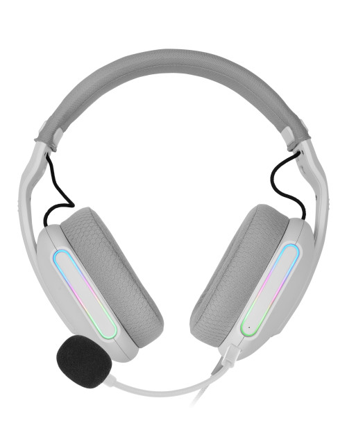 Auriculares mars gaming mhpro argb blanco