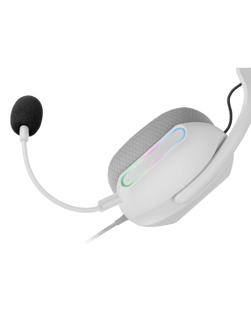 Auriculares mars gaming mhpro argb blanco