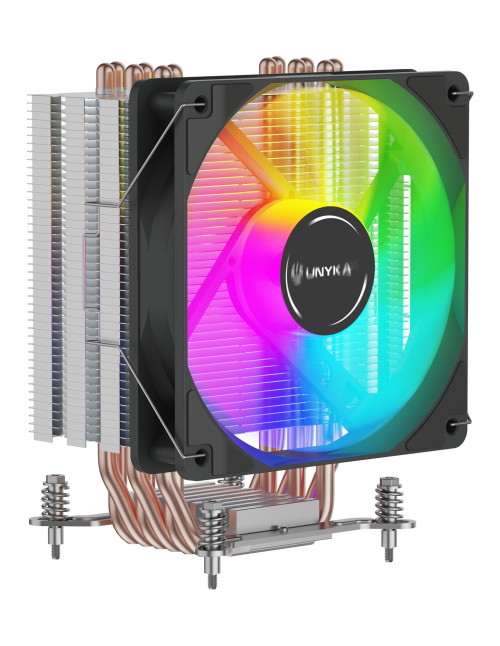 Ventilador disipador cpu unyka unycool h60