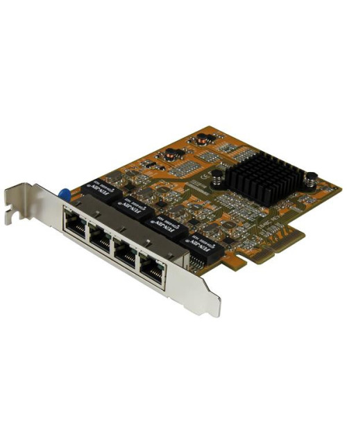 Tarjeta red startech 4x rj45 pci