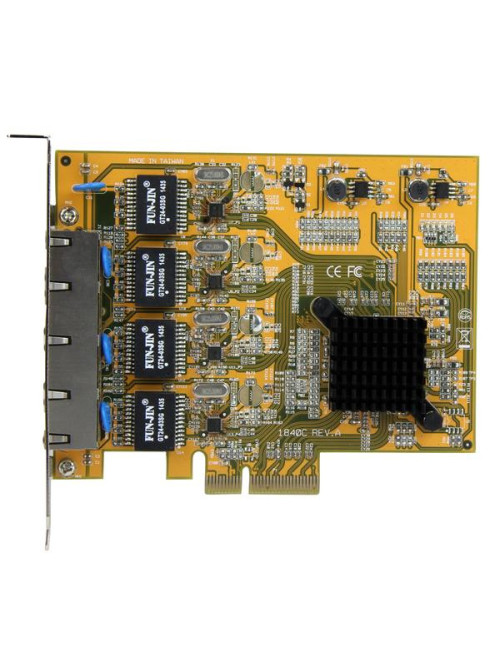 Tarjeta red startech 4x rj45 pci