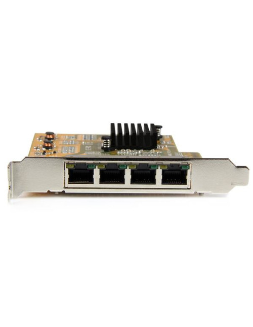 Tarjeta red startech 4x rj45 pci