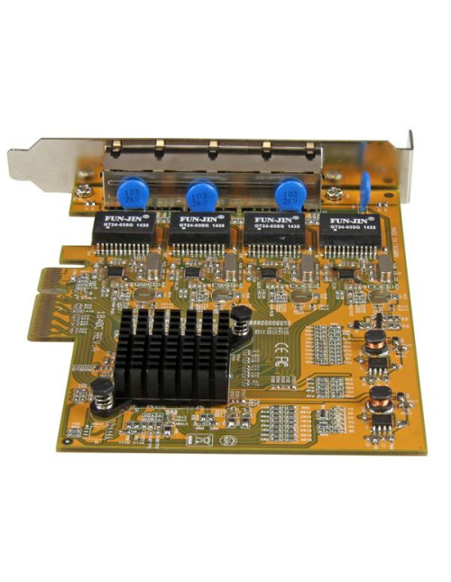Tarjeta red startech 4x rj45 pci