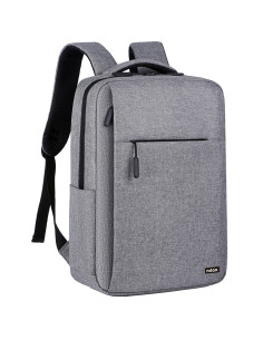 Mochila nilox nxbk035 portatil 15.6 pulgadas gris