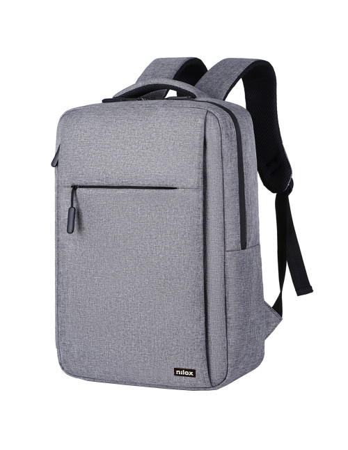 Mochila nilox nxbk035 portatil 15.6 pulgadas gris
