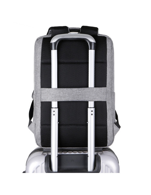 Mochila nilox nxbk035 portatil 15.6 pulgadas gris