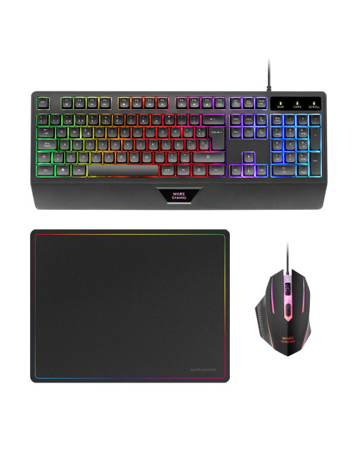 Teclado + raton mars gaming mcp124es