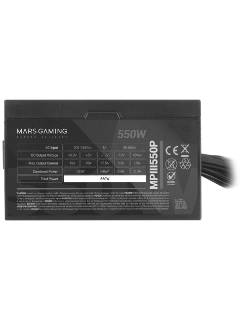 Fuente alimentacion mars gaming mpiii550p atx
