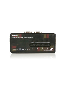 Conmutador kvm startech 4 puertos todo